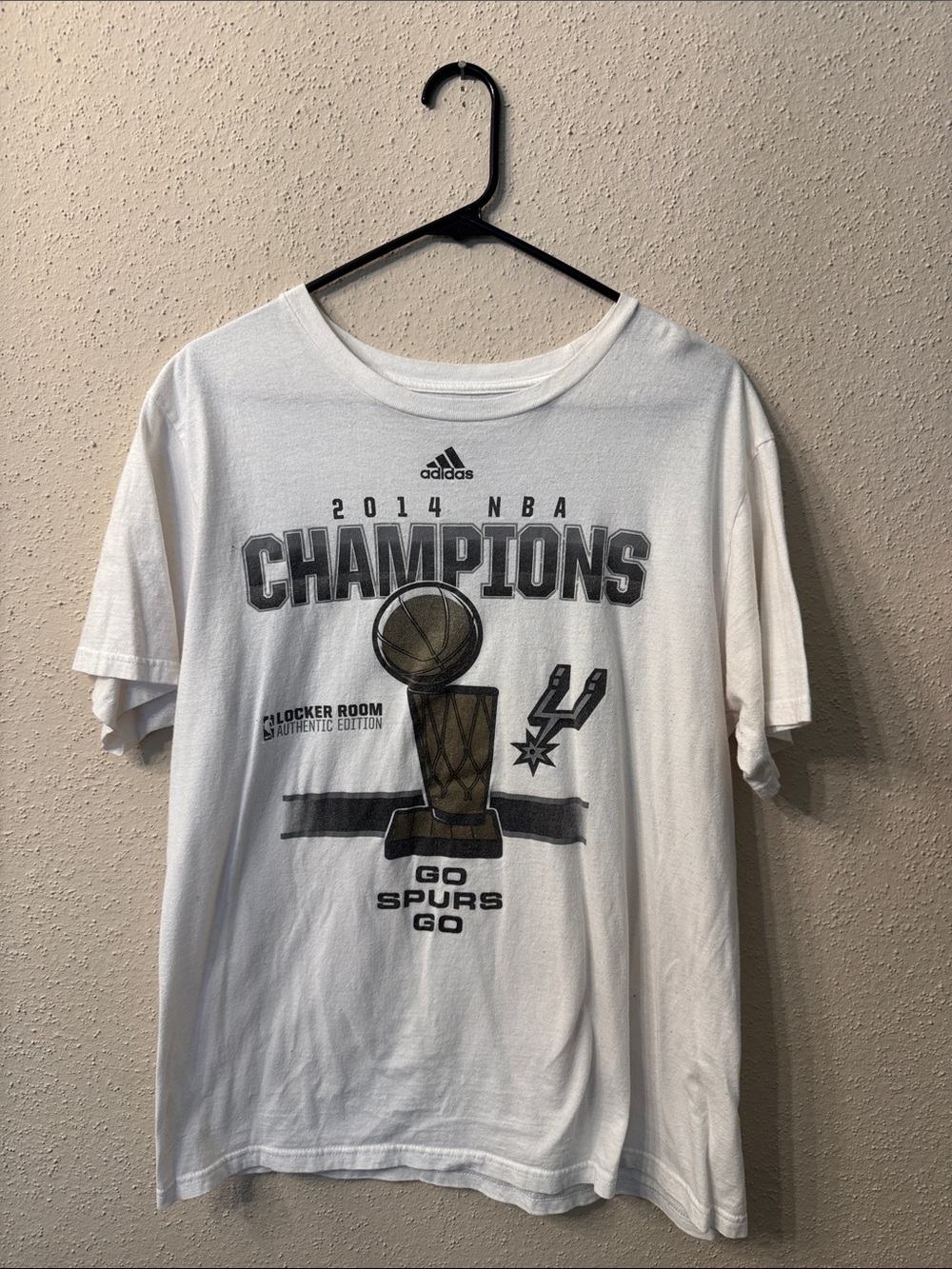 2014 Official Spurs Championship Tee Large